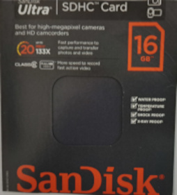SanDisk Ultra SDHC 16GB Display Card